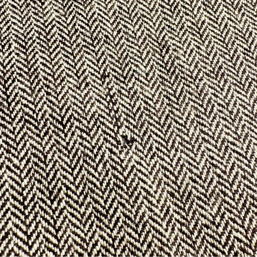 Tory Burch Wool Blend Wide Leg Herringbone Pattern Pants Size 8 - Picture 8 of 9